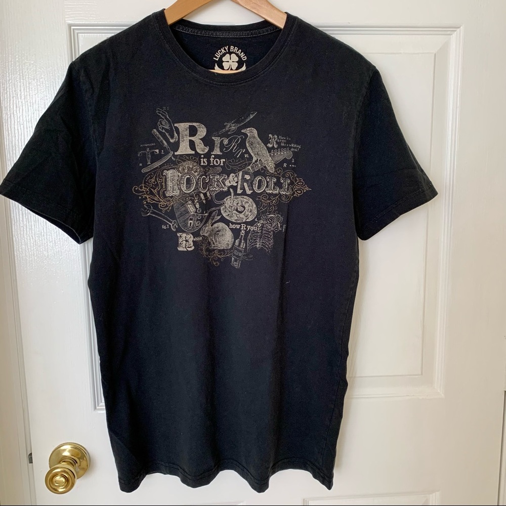 Lucky Brand Men’s Black Graphic T-shirt